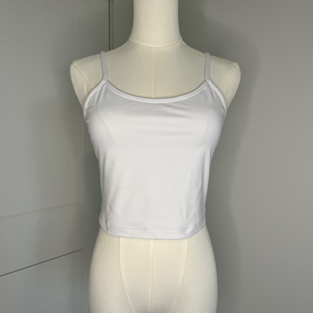 Senita Athletics White Women's Cropped Tank Top